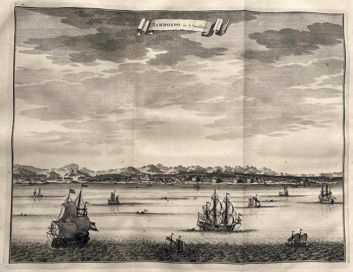 Indonesië Sulawesi Celebes Makassar Somba Opu Indonesia - F Valentijn - 1724