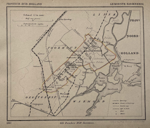 Sassenheim - Kuijper / Suringar - 1867