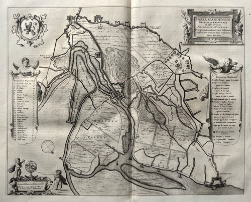 SAS VAN GENT Sassa Gandensis Obsessa et Expugnata (...) - J Blaeu - 1649
