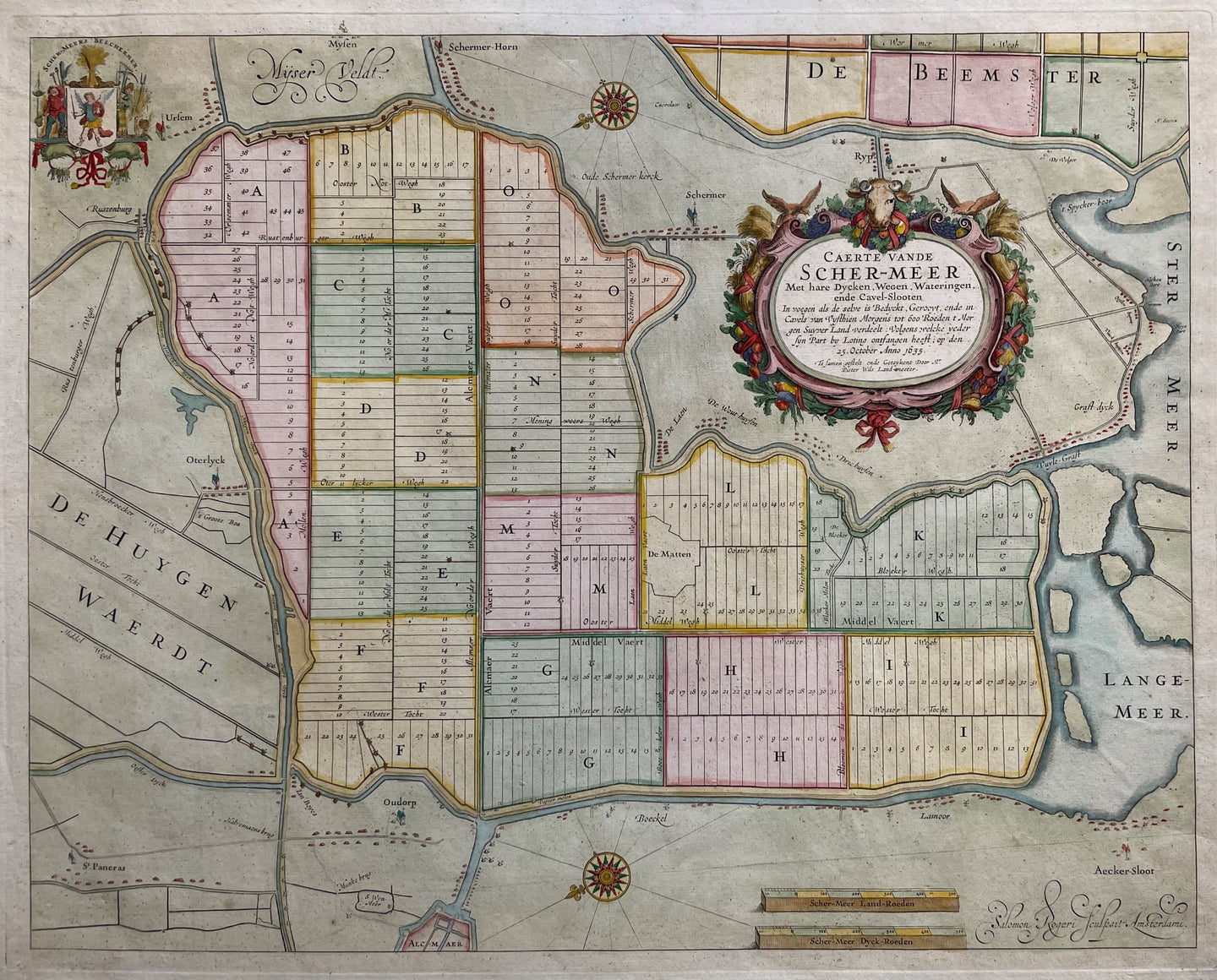 Noord-Holland Schermer - Pieter Wils / Solomon Rogiers - circa 1640