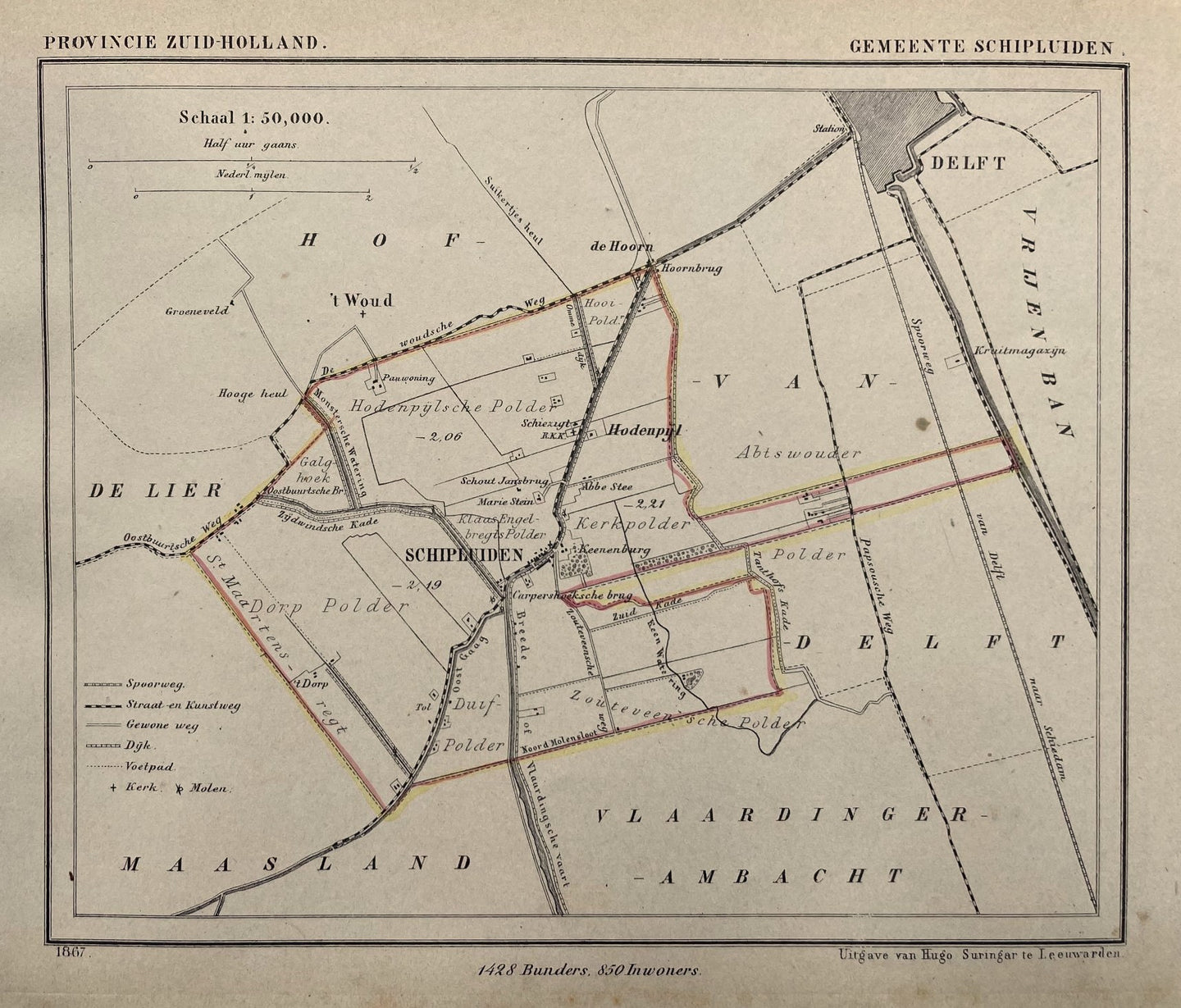 Schipluiden - Kuijper / Suringar - 1867