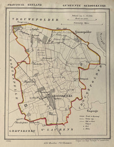 Serooskerke (Walcheren) - Kuijper / Suringar - 1866