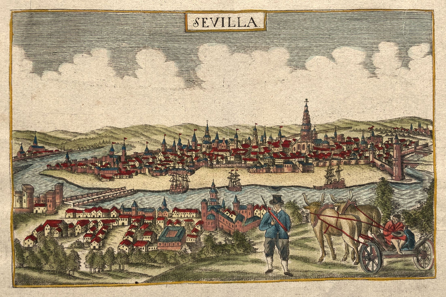 Spanje Sevilla Spain - 1814