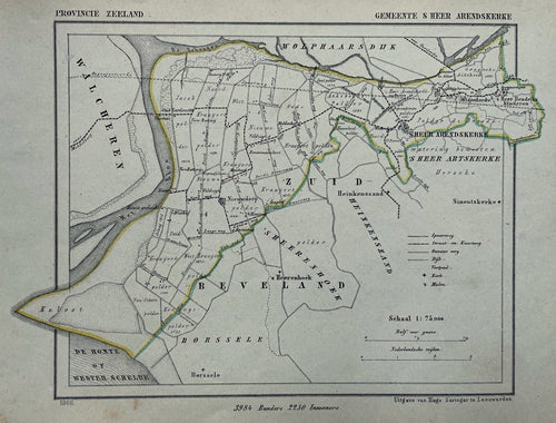 Heer Arendskerke 's - Kuijper / Suringar - 1867