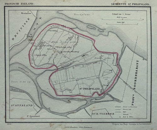 Sint Philipsland - Kuijper / Suringar - 1866