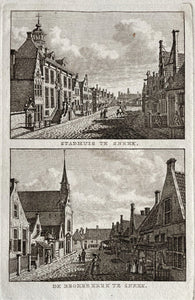 SNEEK: Stadhuis en Broerekerk - KF Bendorp - 1793