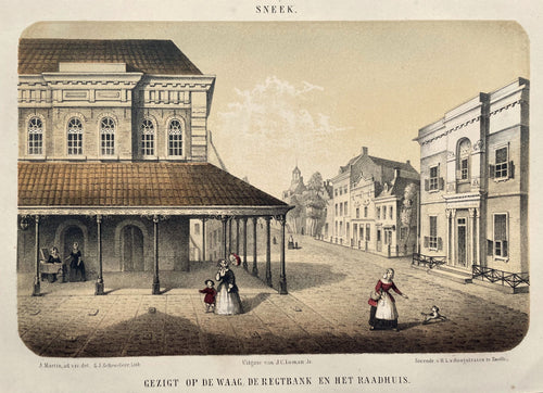Sneek - HL van Hoogstraten / JC Loman jr - 1857