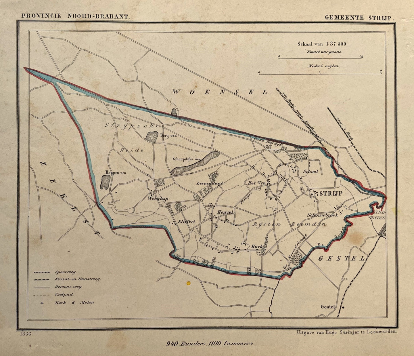 Eindhoven Strijp - J Kuijper / H Suringar - 1866