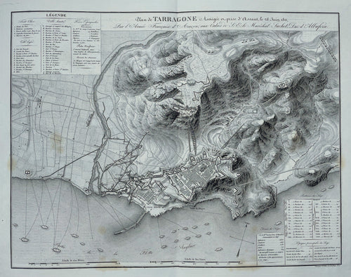 Spanje Tarragona Spain - Marechal Suchet / Adolphe Bossange - 1828