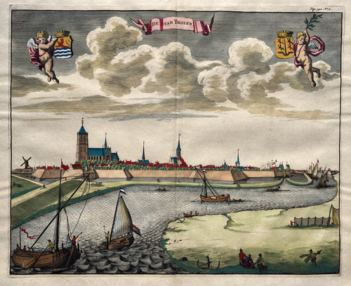 Tholen Profielgezicht op de stad - M Smallegange - 1696