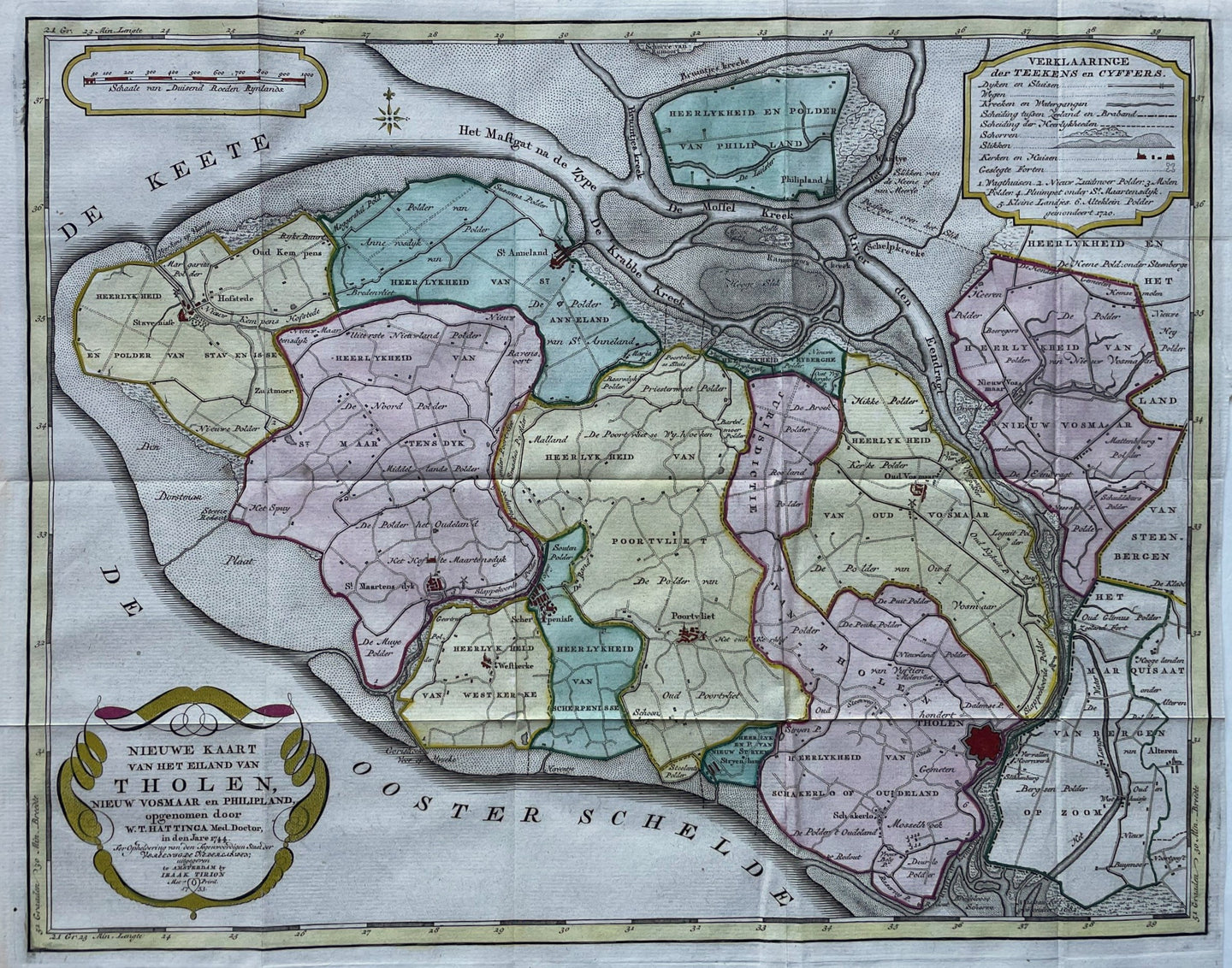 Tholen en St Philipsland - I Tirion - 1753