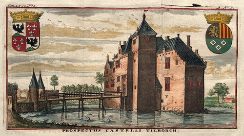 Tilburg Kasteel van Tilburg - H Causé / J le Roy - 1730