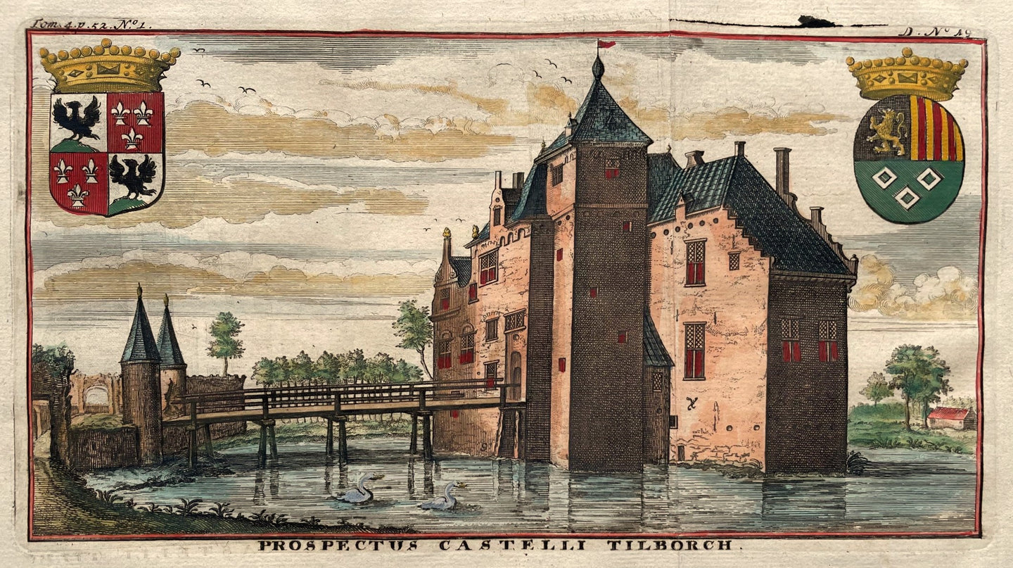 Tilburg Kasteel van Tilburg - H Causé / J le Roy - 1730