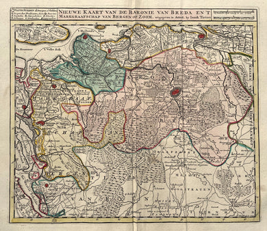 Brabant Baronie van Breda - I Tirion / J Keizer - 1753
