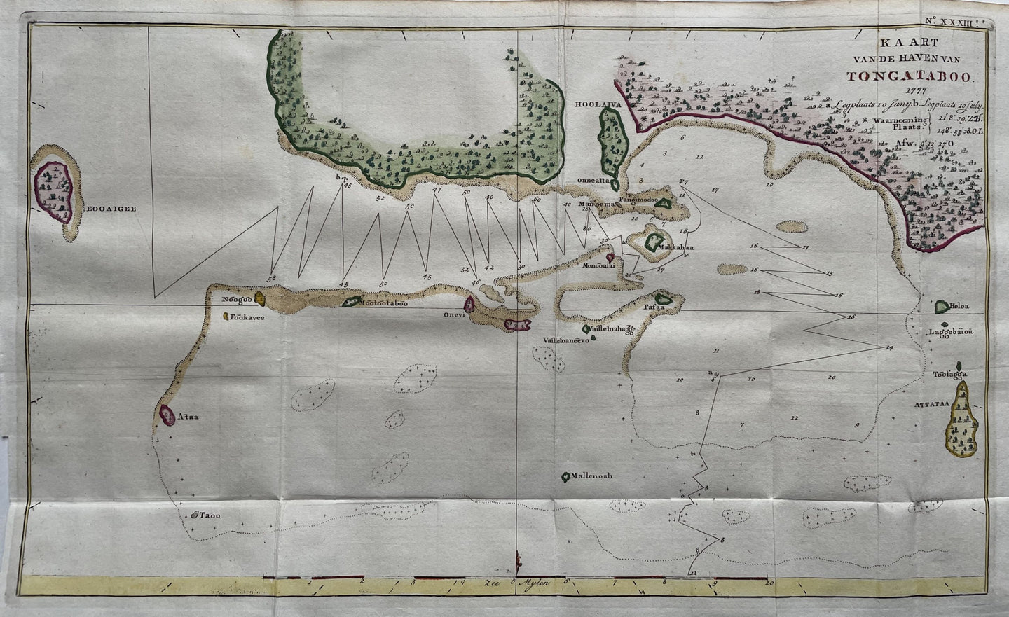 Pacific Polynesia Tonga - J Cook - circa 1797
