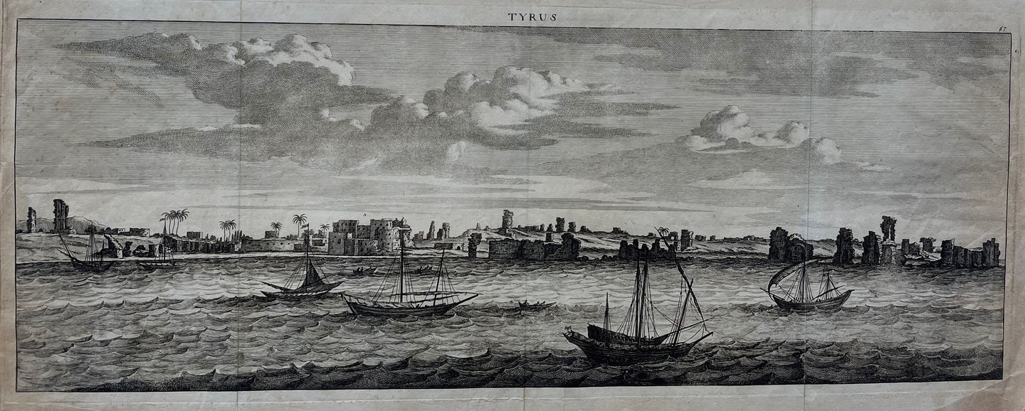 Libanon Tyrus Lebanon Tyre - C de Bruyn - 1698