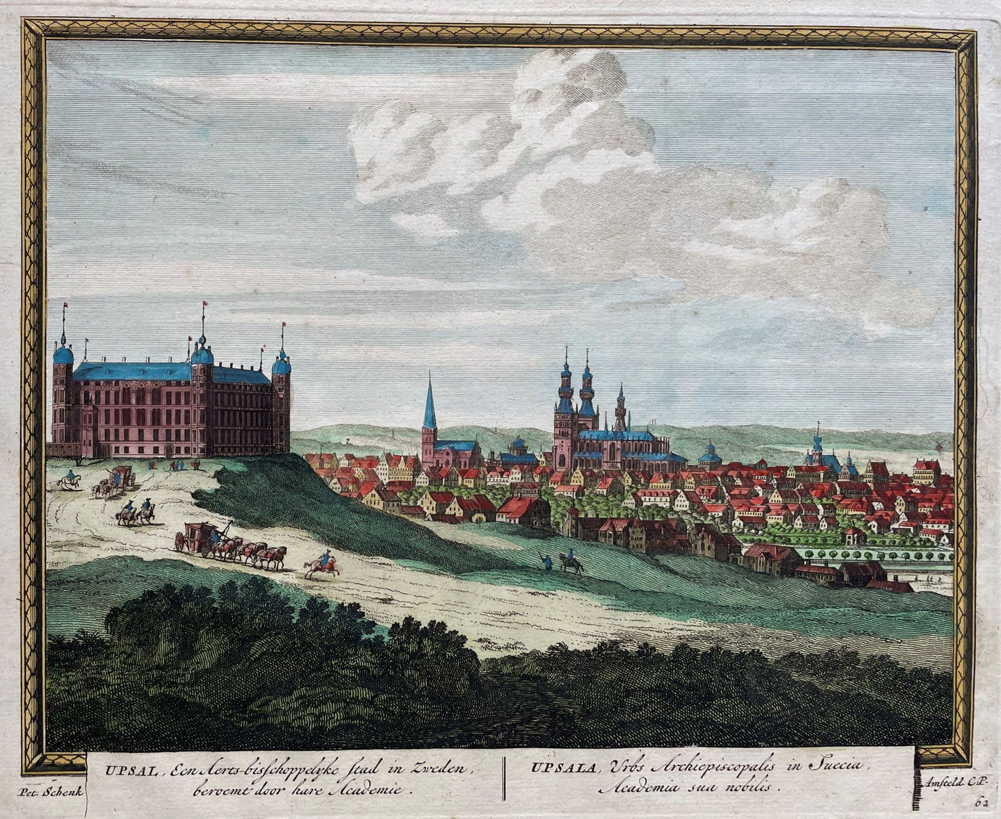 Zweden Uppsala Sweden - P Schenk - ca 1705