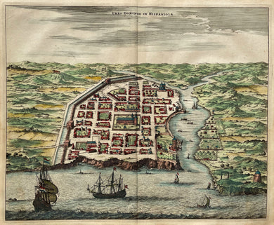 Hispaniola Santa Domingo Dominican Republic - A Montanus - 1671