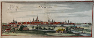Utrecht Panoramisch aanzicht - C Merian - 1659