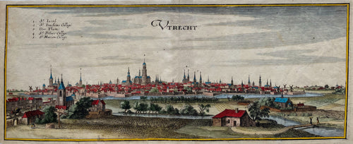 Utrecht Panoramisch aanzicht - C Merian - 1659