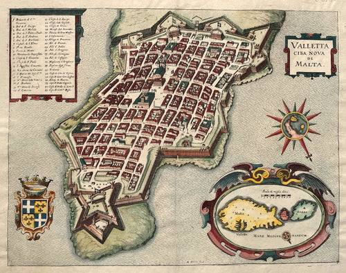 Malta Valletta - M Merian - 1676
