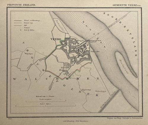 Veere - Kuijper / Suringar - 1867