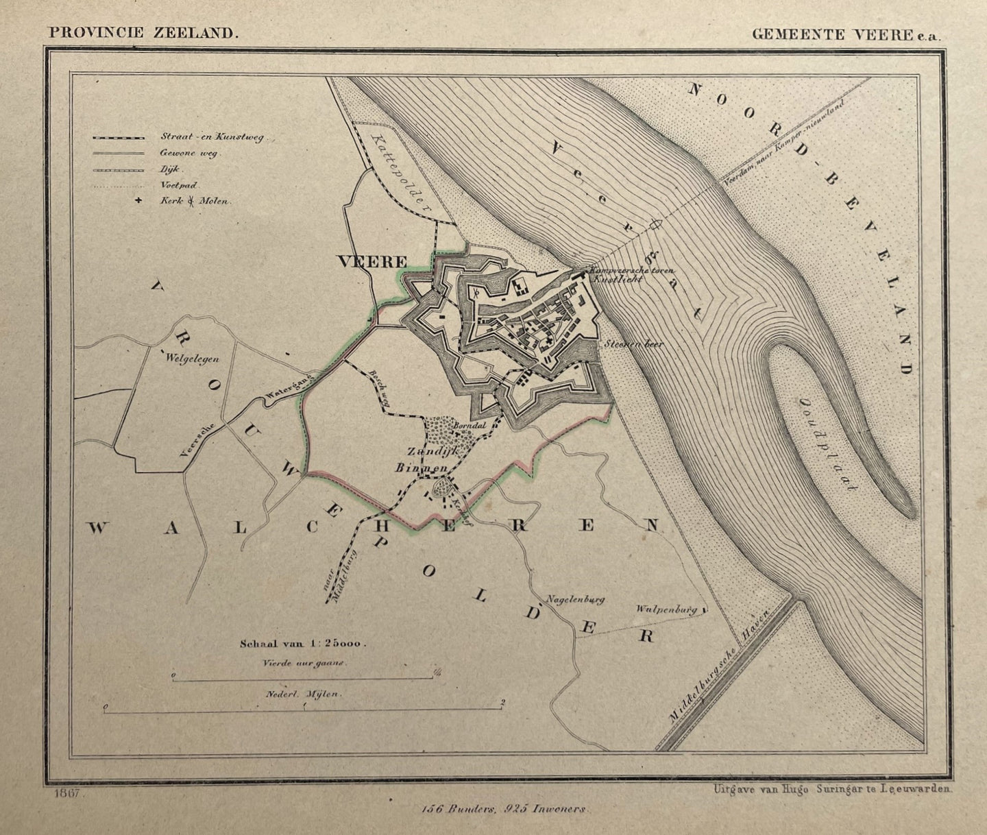Veere - Kuijper / Suringar - 1867