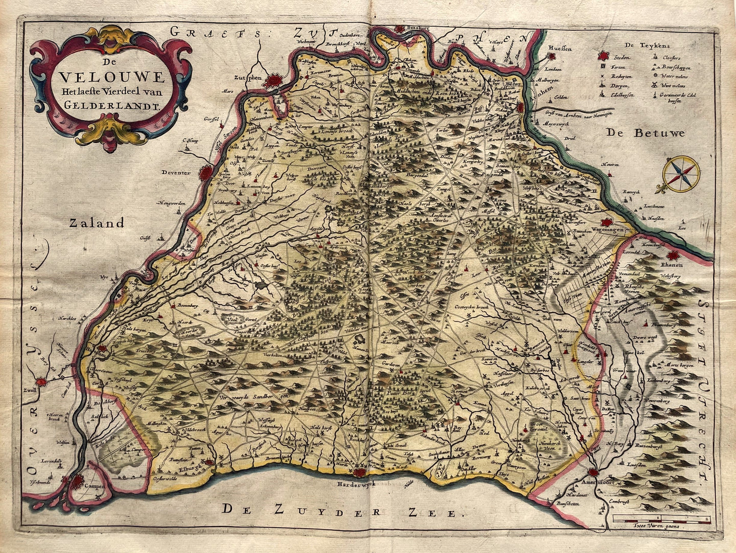 Gelderland Veluwe - N Geelckerken / J van Biesen - 1654