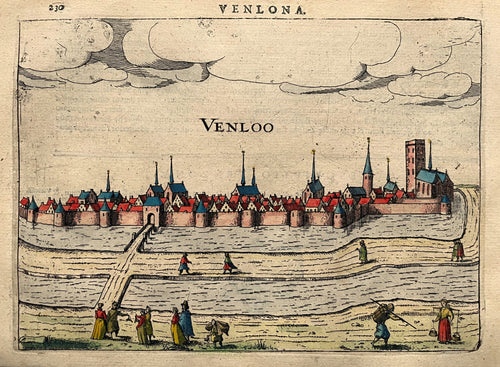 Venlo Profielgezicht - J Jansz / L Guicciardini - 1616