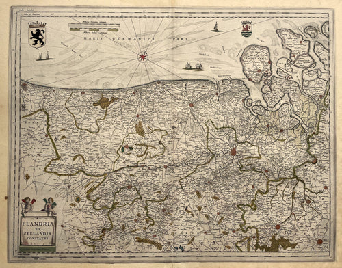 België Vlaanderen Belgium Flanders - Willem Jansz en Joan Blaeu - circa 1659