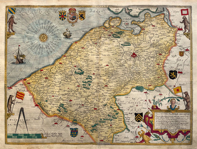 België Vlaanderen Belgium Flanders - Gerard de Jode - 1578
