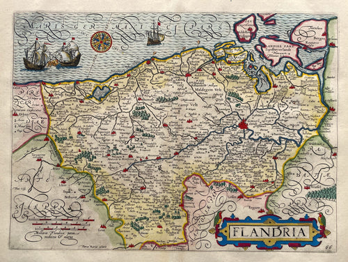 België Vlaanderen - WJ Blaeu / L Guicciardini - 1612