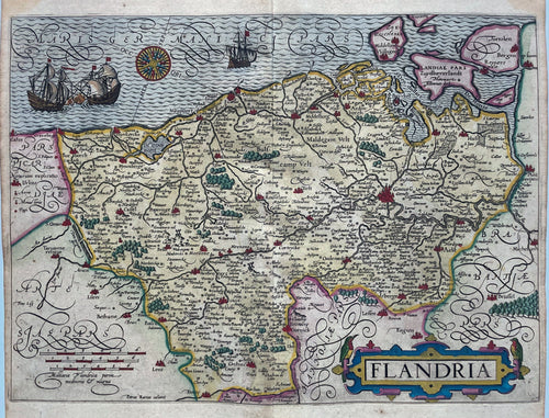 België Vlaanderen - WJ Blaeu / L Guicciardini - 1612