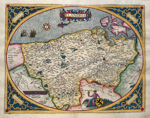België Vlaanderen - A Ortelius - 1579