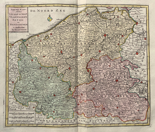 België Vlaanderen Henegouwen Belgium - I Tirion - 1764