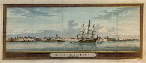 Vlissingen Aanzicht vanuit zee - JC Philips - 1753