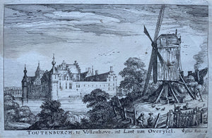 Vollenhove Kasteel Toutenburg - Claes Jansz Visscher - 1617