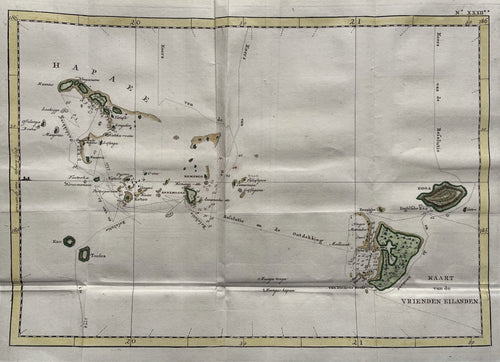 Pacific Polynesia Tonga - J Cook - circa 1797