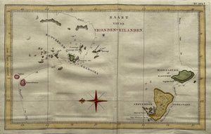 Pacific Polynesia Tonga Friendly Islands - J Cook - circa 1797