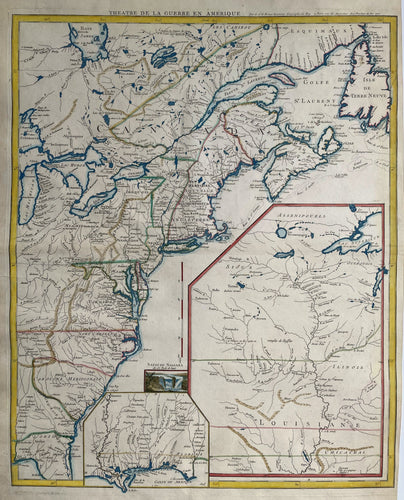 Noord-Amerika Verenigde Staten Oostkust Oost-Canada North America - GL Le Rouge - 1777