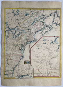 Noord-Amerika Verenigde Staten Oostkust Oost-Canada North America - GL Le Rouge - 1777