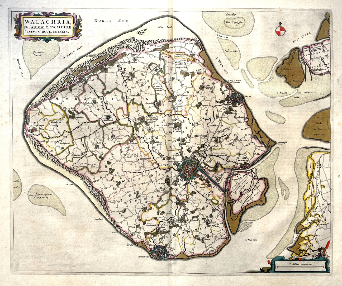 Walcheren - J Blaeu - 1662