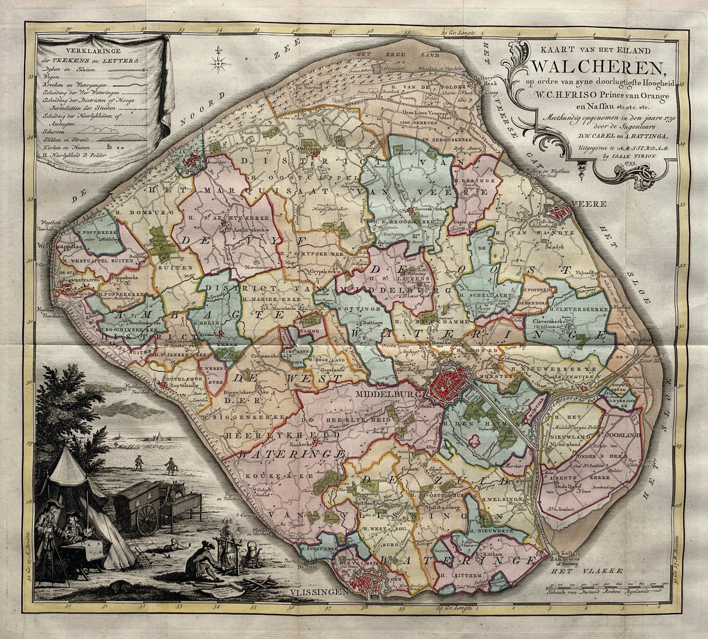 Walcheren - I Tirion - 1753