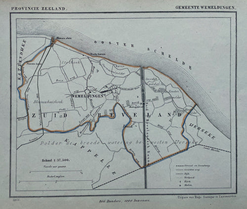 Wemeldinge - Kuijper / Suringar - 1867