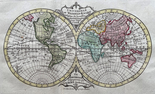 Wereld World - A van Krevelt / Elwe & Langeveld - 1786