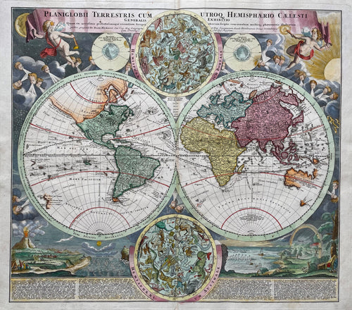 Wereld World - JB Homann - ca. 1720