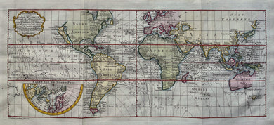 Wereld World - E Halley / O Lindeman - 1775