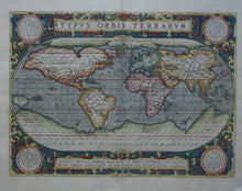 Afbeelding in Gallery-weergave laden, Wereld World - A Ortelius - 1601