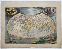 Load image in Gallery view, Wereld World Ptolemy map - C Ptolemaeüs / F Halma ed 1695 / G Mercator - 1578