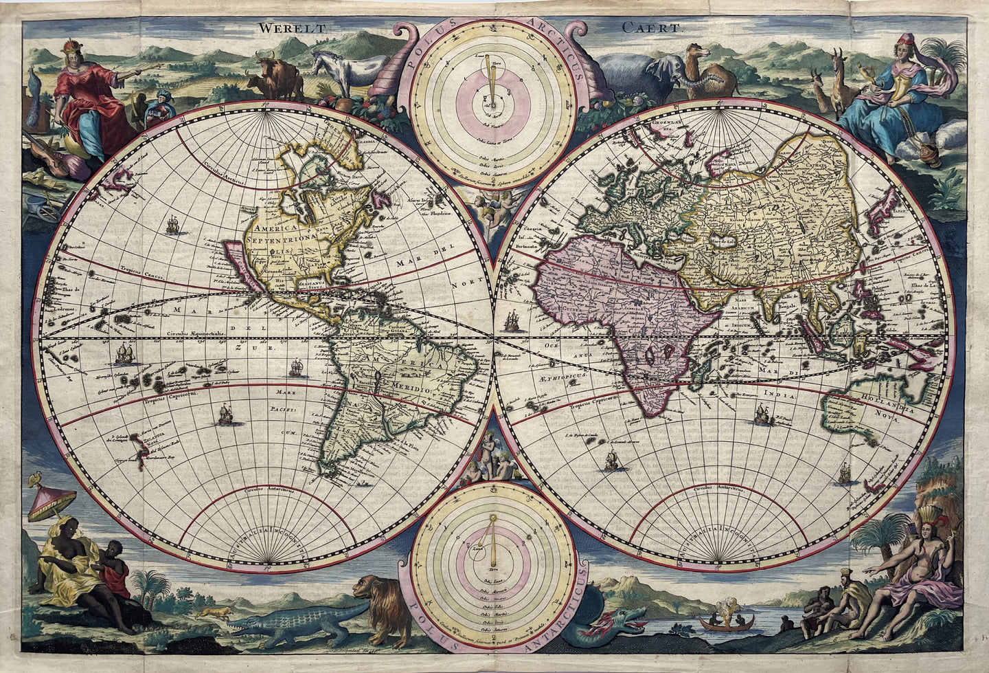 Wereld World - D Stoopendaal / J van Jagen / Gebr Keur - circa 1740